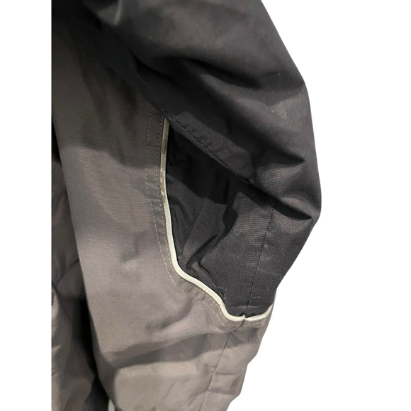 Harley Davidson Men's Size Large Jacket Nylon Waterproof Lined Hooded Grey Black - Picture 10 of 11